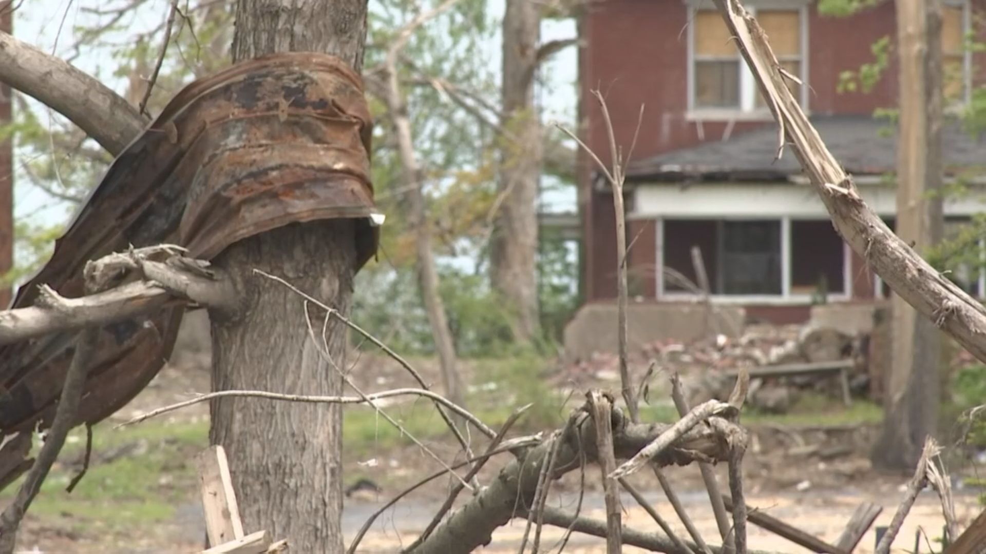 tornado damage